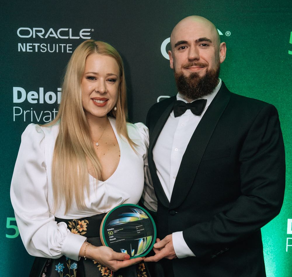 Hozah Named in Deloitte UK Technology Fast 50 and Co-Founder Wins Women in Leadership Award